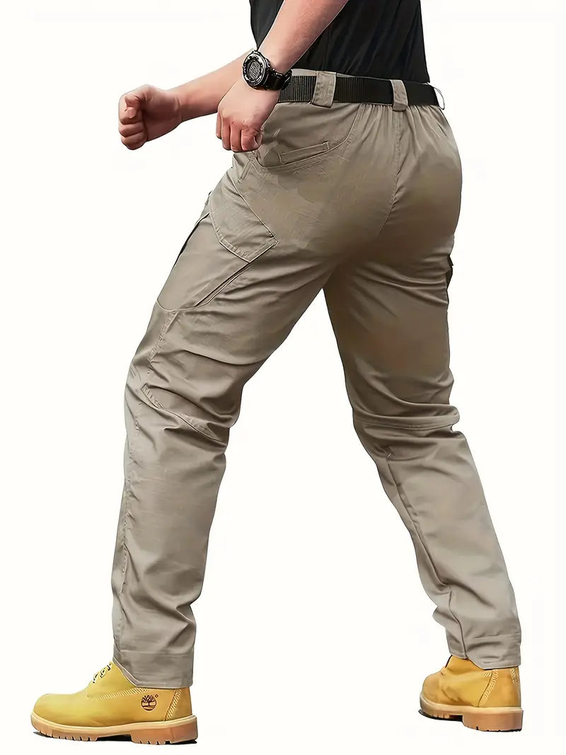 Pantalon Tactique Outdoor avec Poches Multiples pour Homme | Idéal pour la Randonnée et le Camping