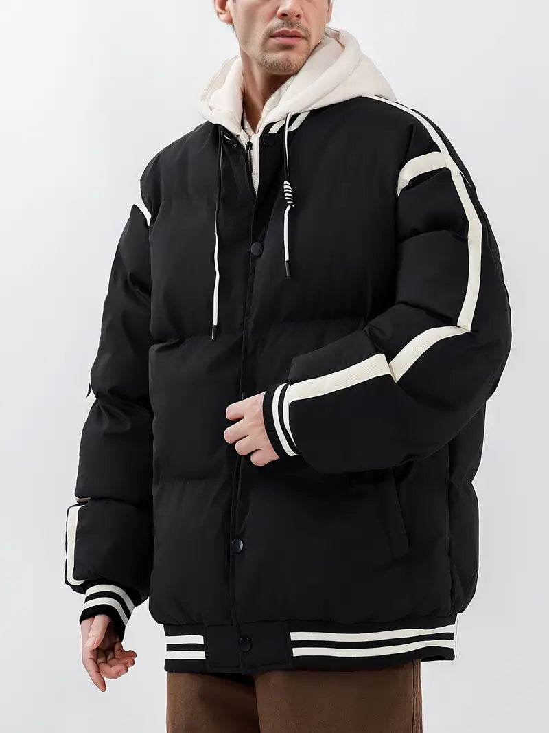 Veste Matelassée À Fermeture Zippée pour Homme | Idéale pour L’Hiver