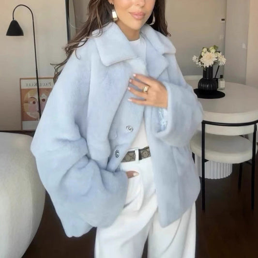 Manteau à Coupe Longue avec Revers Classiques pour Femme | Idéal pour l’Hiver