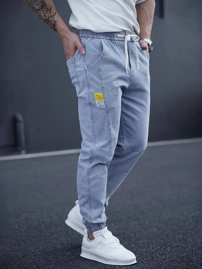 Pantalon À La Cheville Avec Taille Élastique Et Cordon De Serrage Pour Homme | Idéal Pour Usage Quotidien Et Loisirs