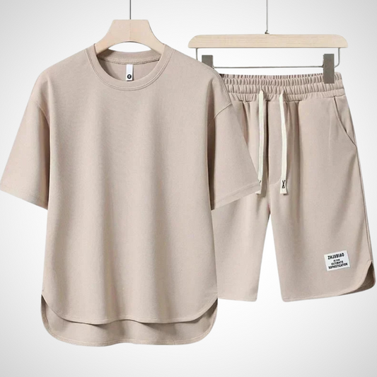 Ensemble T-Shirt Oversize et Short Droit pour Homme | Idéal Pour Les Activités Quotidiennes