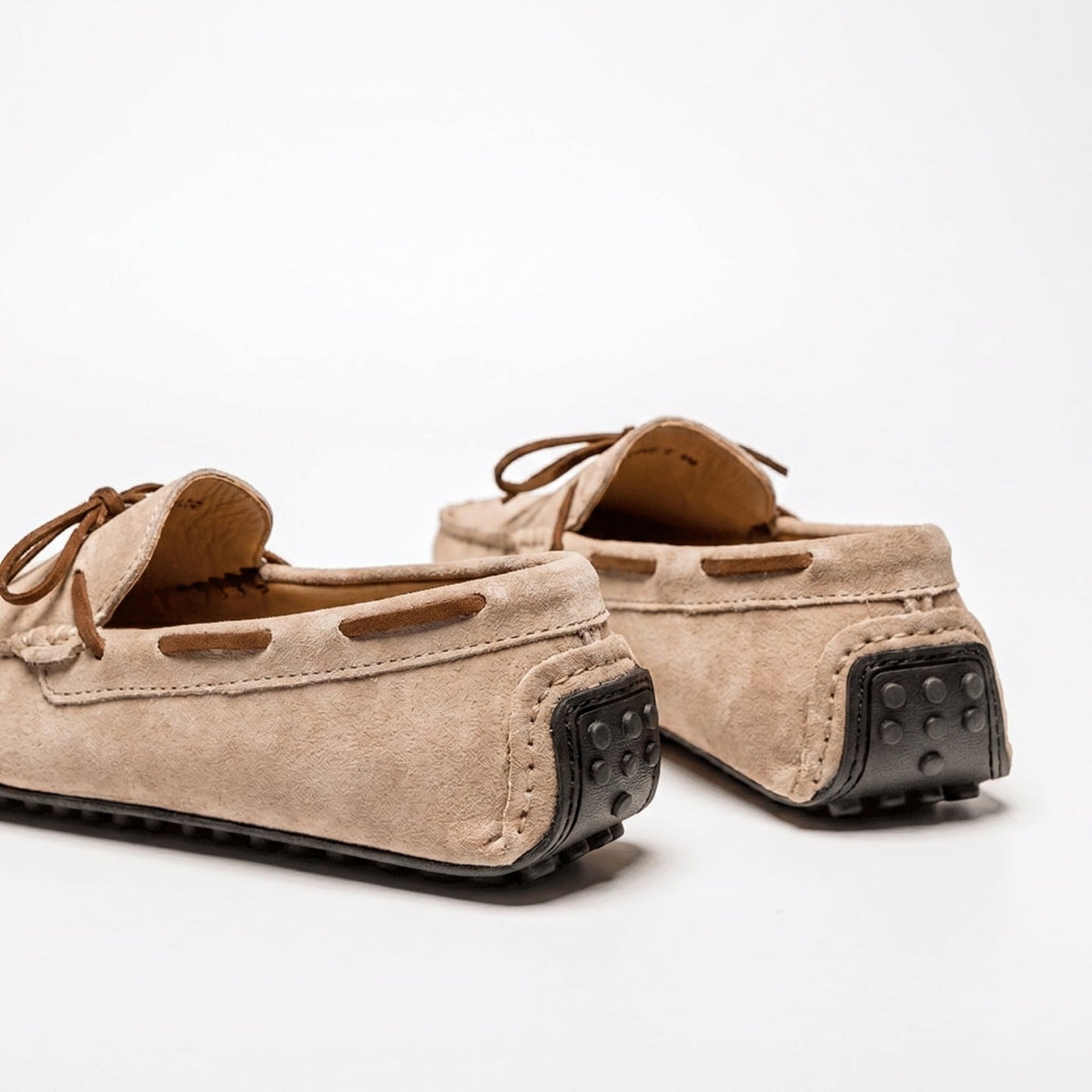 Mocassin à détail noué et bout rond pour homme | Idéal pour l’automne