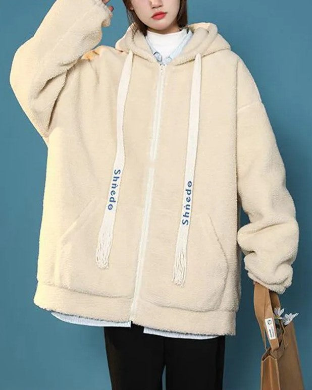 Veste Zippée Longue en Coupe Ample pour Femme | Idéale pour l’Hiver