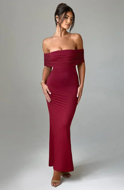 Robe Maxi Dos Nu Avec Coupe Fluide Pour Femme | Idéale Pour Événements Et Soirées