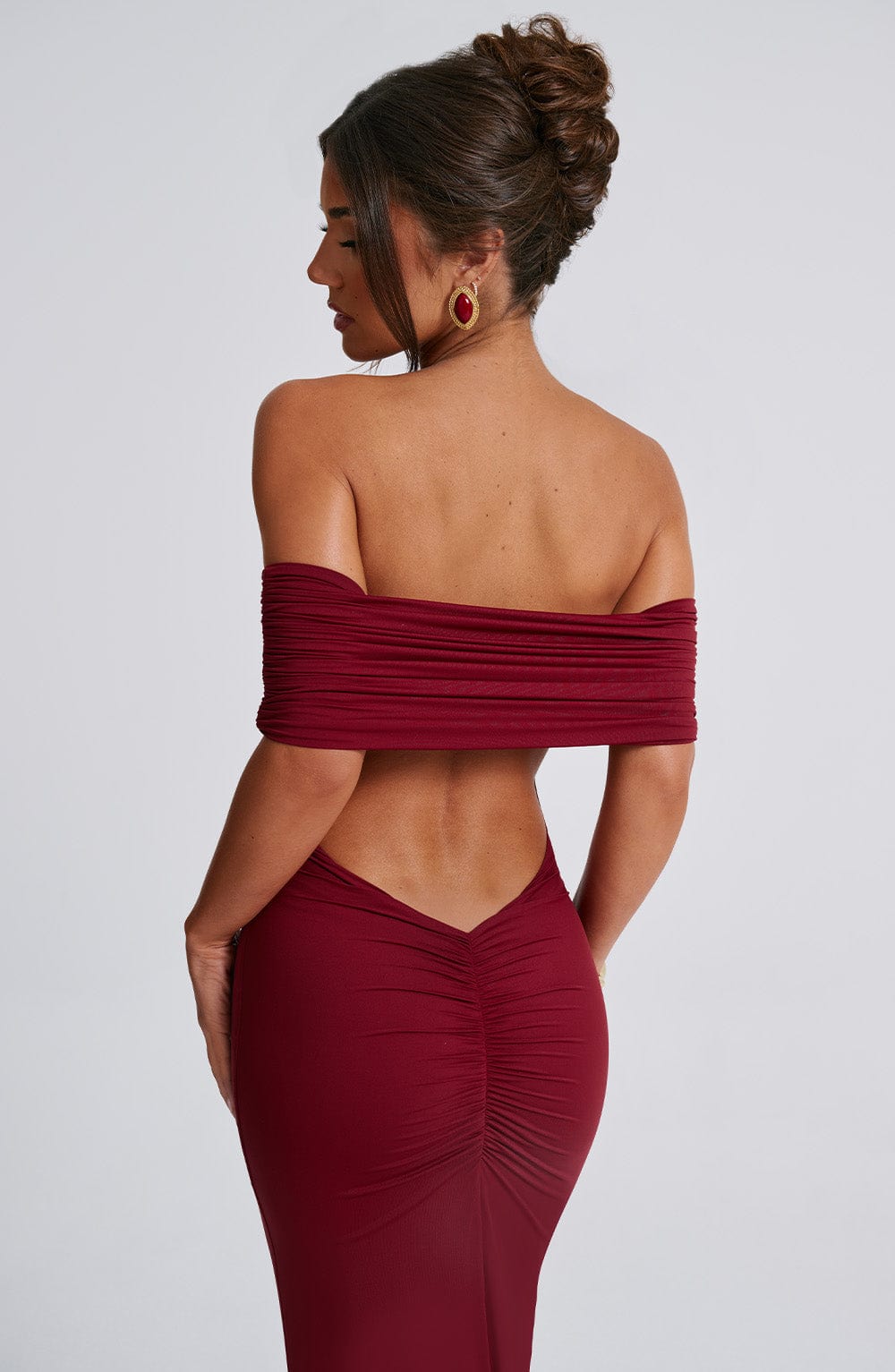 Robe Maxi Dos Nu Avec Coupe Fluide Pour Femme | Idéale Pour Événements Et Soirées