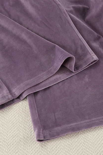 Ensemble Deux Pièces avec Haut à Manches Longues Col Rond et Pantalon à Cordon pour Femme | Idéal pour un Usage Quotidien