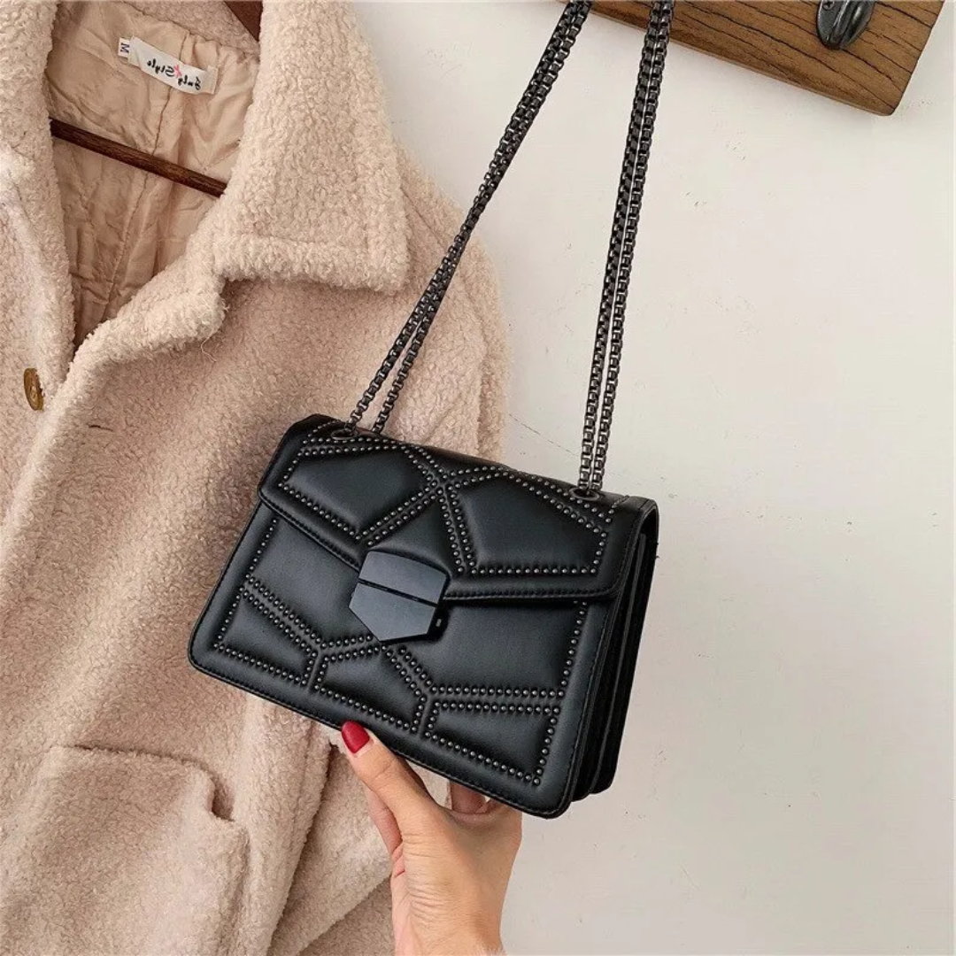 Sac Crossbody Rectangulaire avec Chaîne pour Femmes | Idéal pour le Quotidien