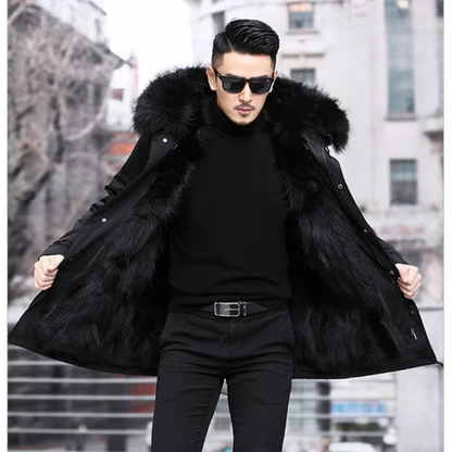 Parka d’Hiver avec Capuche pour Homme | Idéale pour la Saison Froide