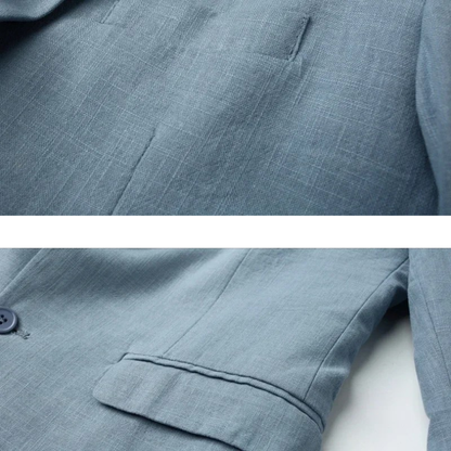 Blazer Pour Homme Avec Coupe Standard Et Teinte Claire Pour Adulte | Idéal Pour Saisons Chaudes Et Usage Polyvalent