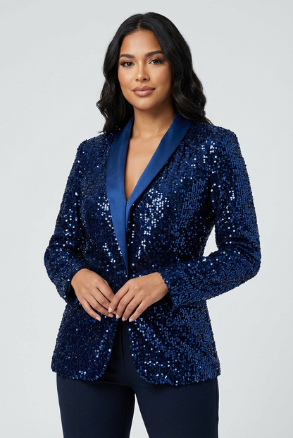 Blazer à sequins pour femmes