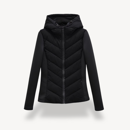 Veste matelassée à capuche pour femmes