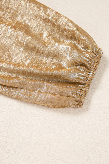 Blouse à nœuds devant pour femmes