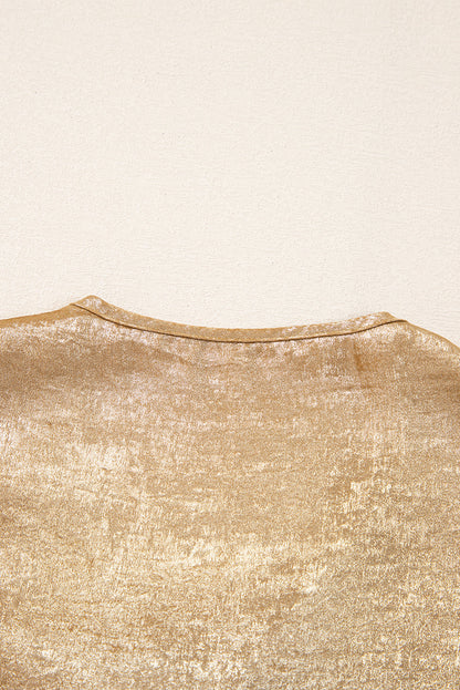 Blouse à nœuds devant pour femmes