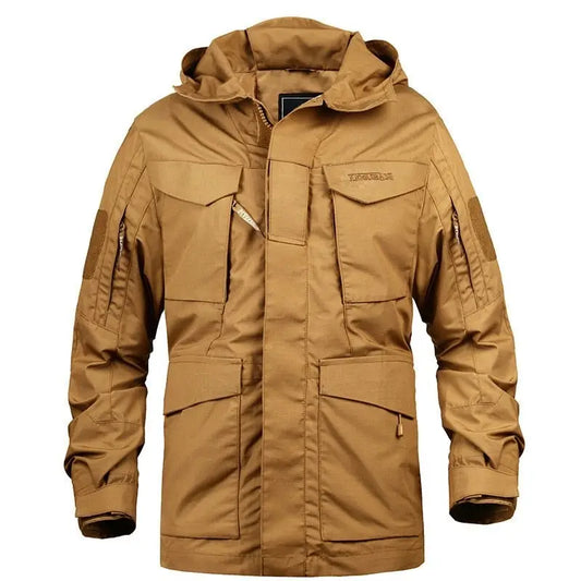 Blouson à Capuche avec Poches Multiples et Ajustement Latéral pour Hommes | Idéal pour l’Hiver