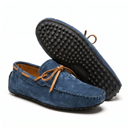 Mocassin à détail noué et bout rond pour homme | Idéal pour l’automne