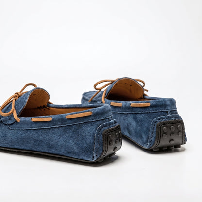 Mocassin à détail noué et bout rond pour homme | Idéal pour l’automne