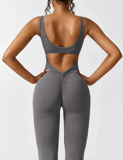 Combinaison Sans Manches à Pantalon Évasé pour Femme | Idéale pour Sport ou Loisirs