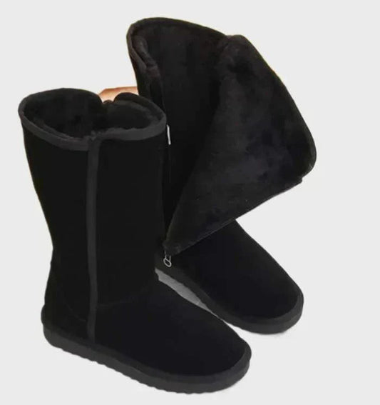 Bottes hautes doublées pour femmes