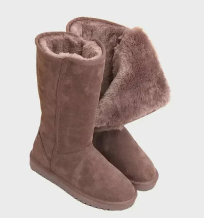 Bottes hautes doublées pour femmes