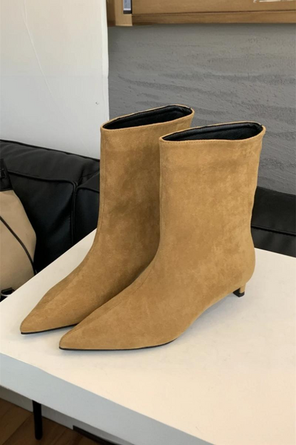 Bottines à bout pointu pour femmes