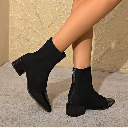 Bottines à bout pointu pour femmes