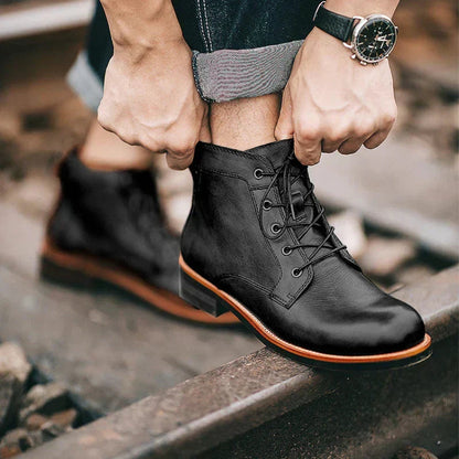 Bottines à lacets pour hommes