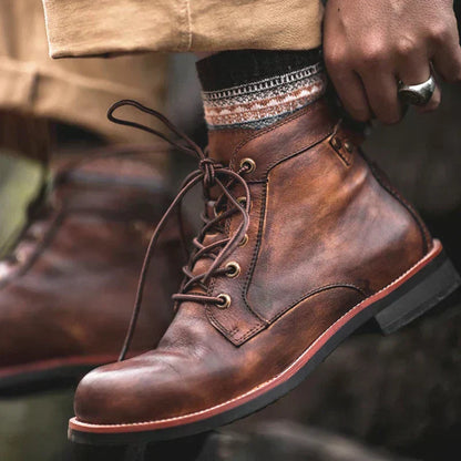 Bottines à lacets pour hommes