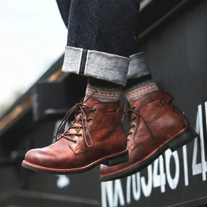 Bottines à lacets pour hommes