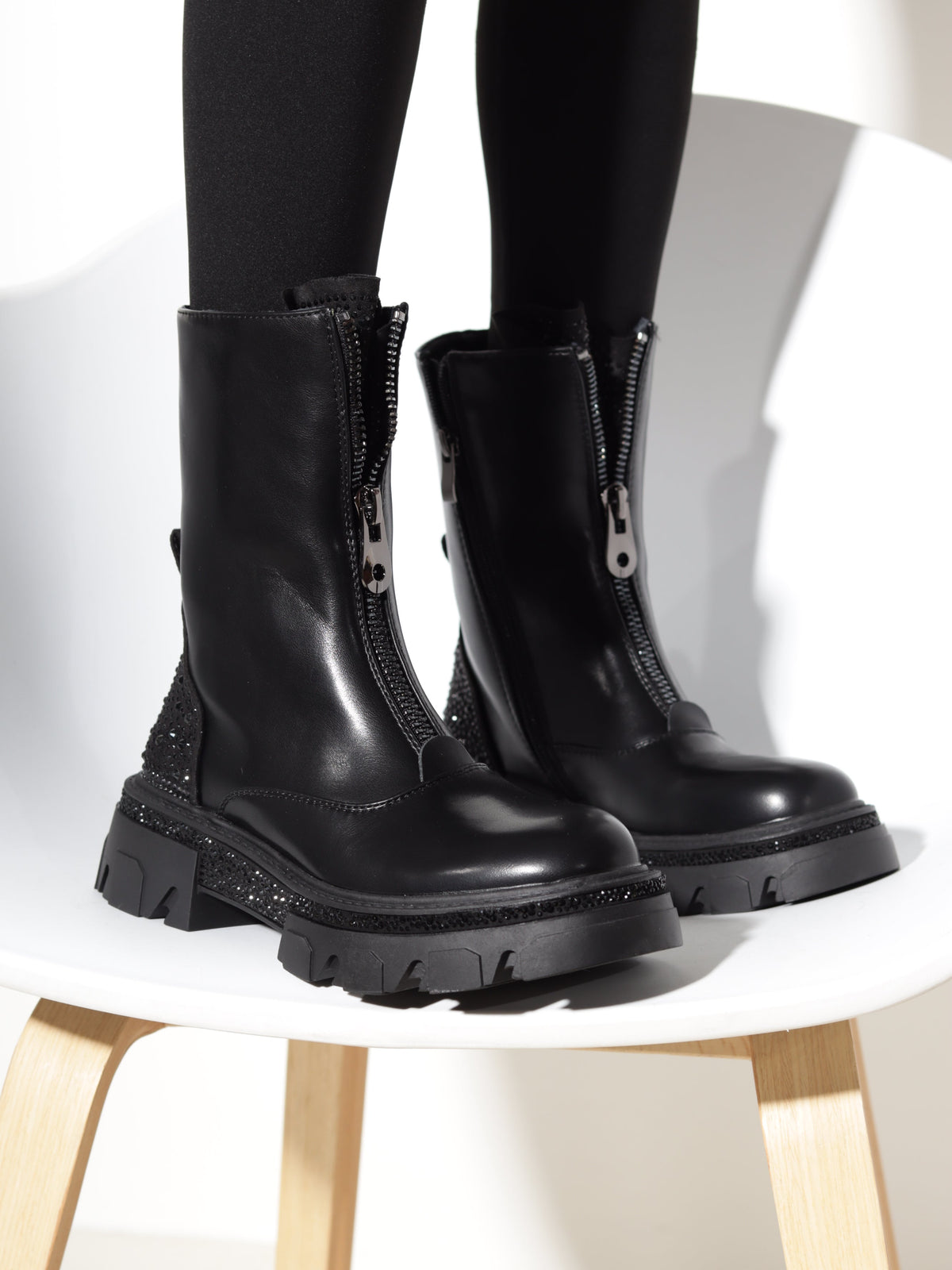 Bottines à strass pour femmes