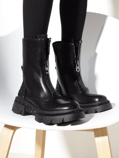 Bottines à strass pour femmes