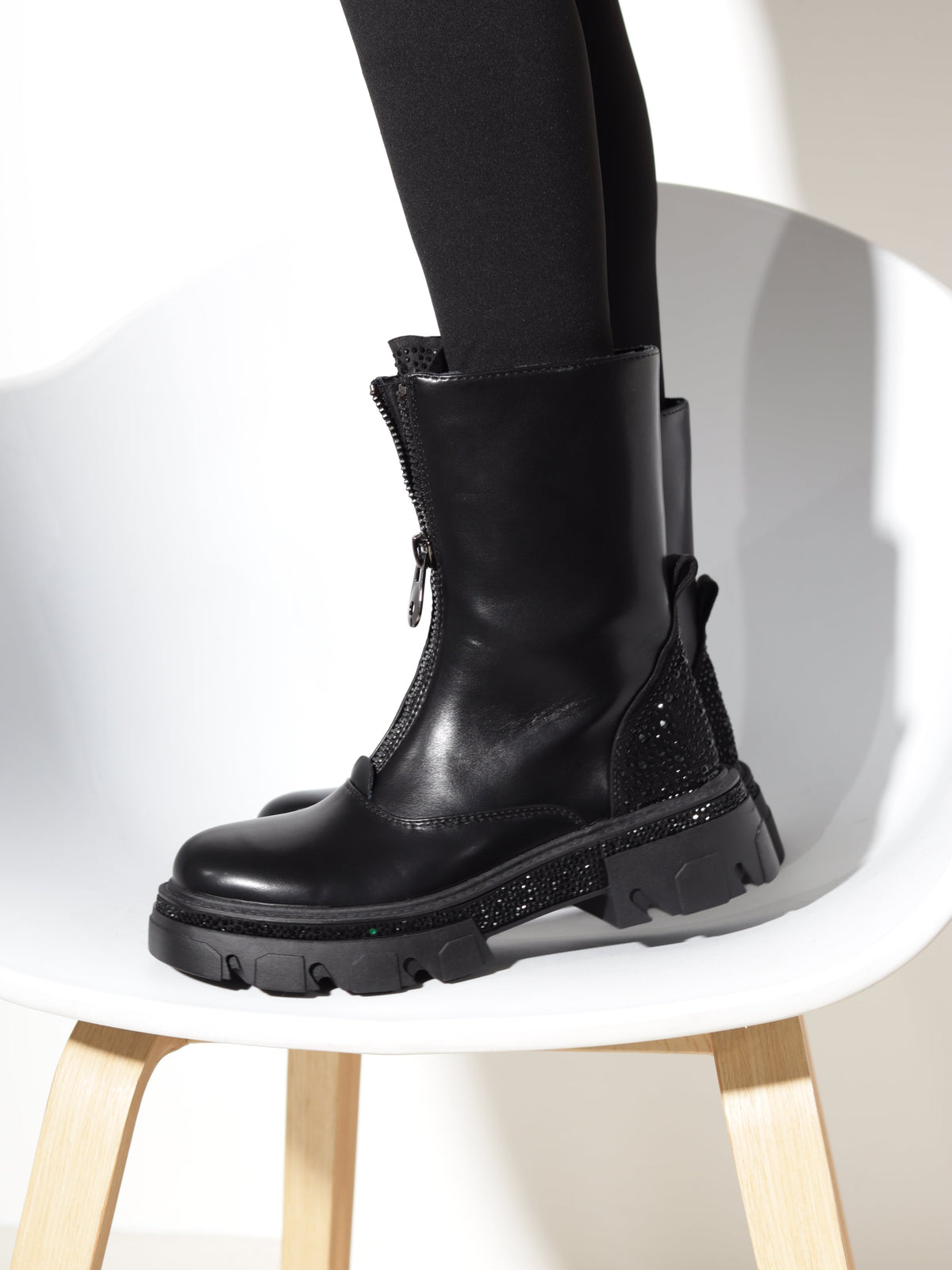 Bottines à strass pour femmes