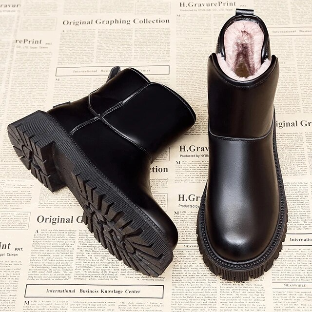 Bottines doublées pour femmes