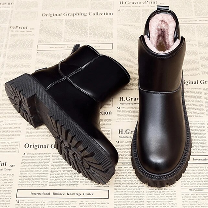Bottines doublées pour femmes