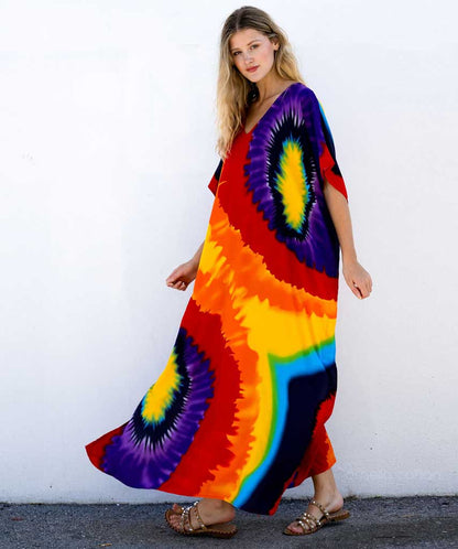 Caftan Décontracté Avec Coupe Ample Pour Femme | Idéal Pour Les Journées D'Été