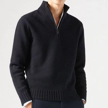 Pull avec Col Zippé pour Homme | Idéal pour Les Tenues Décontractées