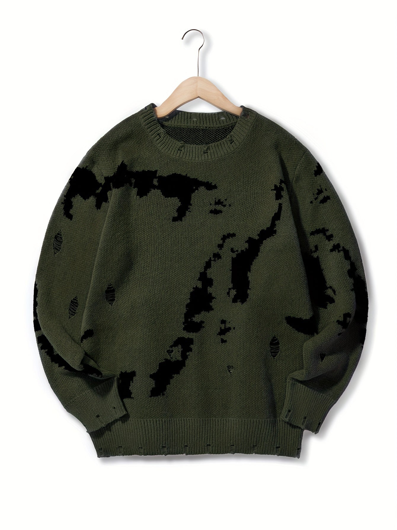 Pull-Over Homme à Texture Structurée pour Usage Quotidien | Idéal pour la Mi-Saison