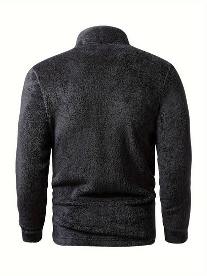 Veste Zippée Bicolore pour Homme avec Col Montant | Idéale pour Le Quotidien Et Les Loisirs