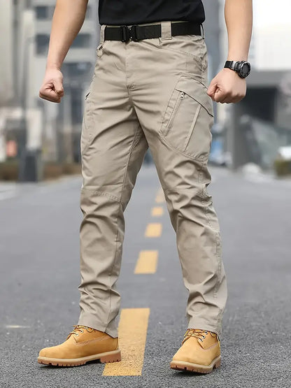 Pantalon Tactique Outdoor avec Poches Multiples pour Homme | Idéal pour la Randonnée et le Camping