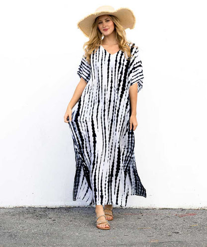 Caftan Décontracté Avec Coupe Ample Pour Femme | Idéal Pour Les Journées D'Été