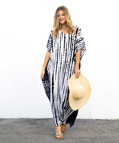 Caftan Décontracté Avec Coupe Ample Pour Femme | Idéal Pour Les Journées D'Été