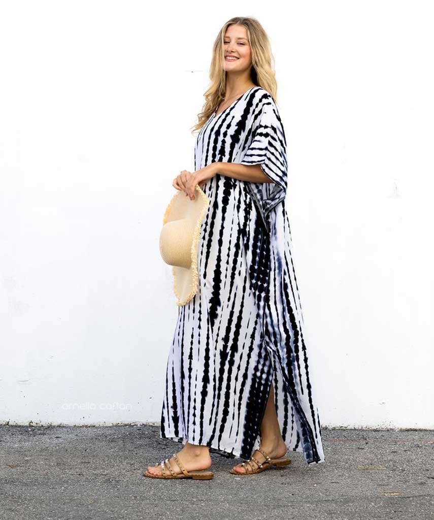 Caftan Décontracté Avec Coupe Ample Pour Femme | Idéal Pour Les Journées D'Été