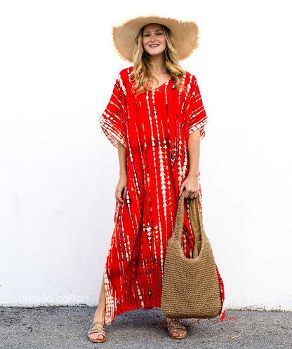 Caftan Ample Avec Coupe Fluide Pour Femme | Idéal Pour Les Journées D'Été