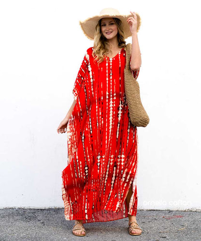 Caftan Ample Avec Coupe Fluide Pour Femme | Idéal Pour Les Journées D'Été