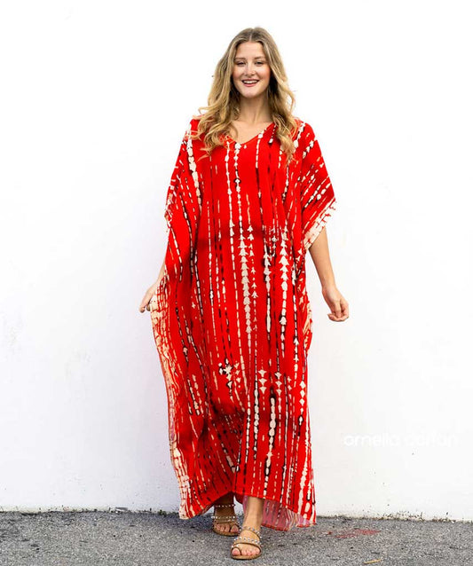 Caftan Ample Avec Coupe Fluide Pour Femme | Idéal Pour Les Journées D'Été