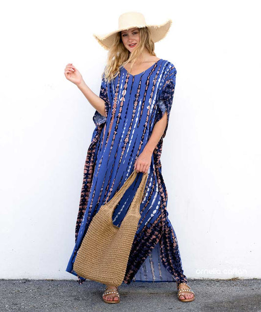 Caftan Décontracté Avec Coupe Ample Pour Femme | Idéal Pour Les Journées D'Été