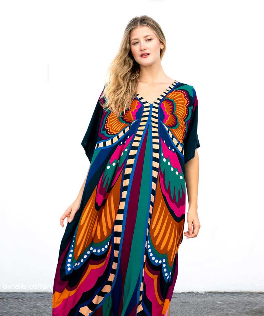 Caftan Décontracté Avec Coupe Ample Pour Femme | Idéal Pour Les Journées D'Été