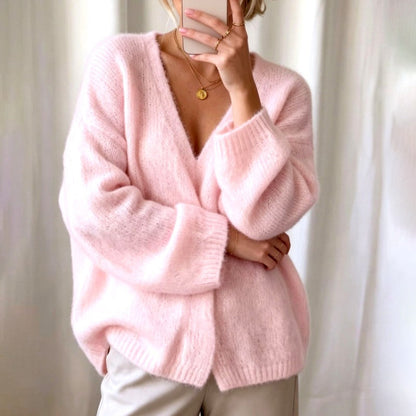 Cardigan à col ouvert pour femmes