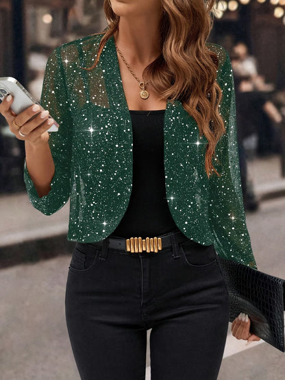 Cardigan à paillettes pour femmes