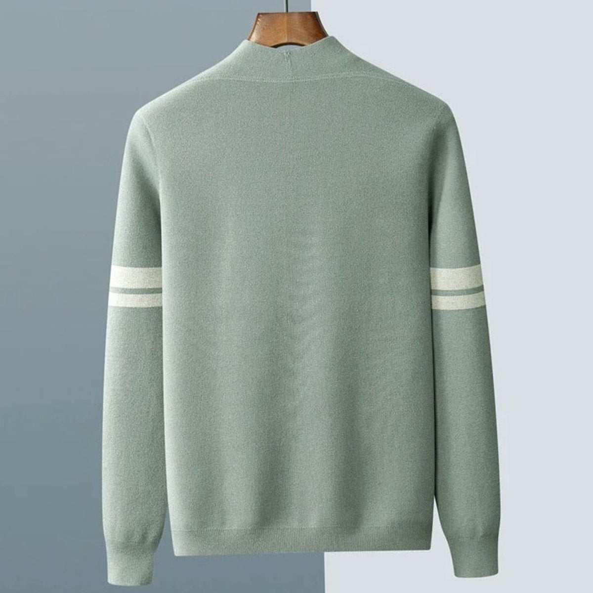 Cardigan à rayures et poches pour hommes
