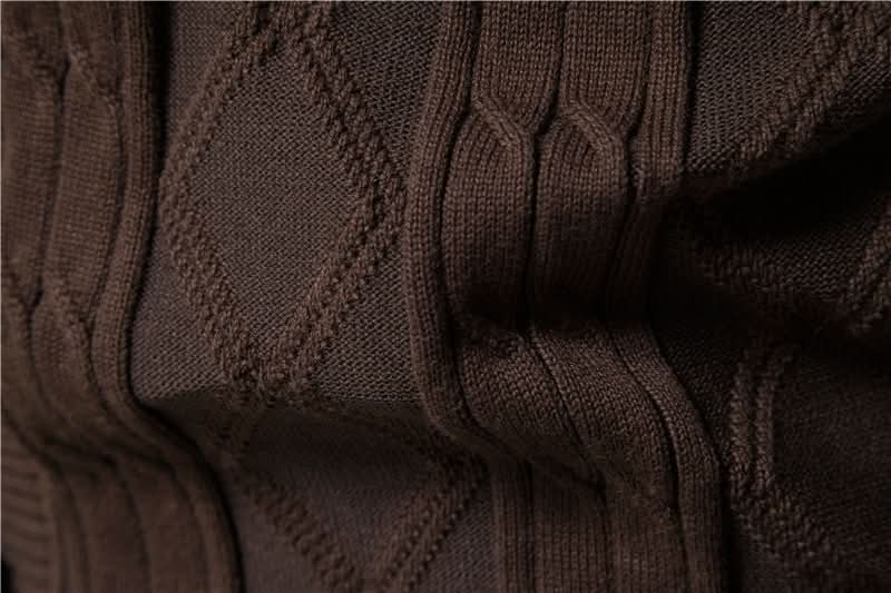 Gilet texturé à col châle pour hommes